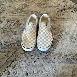 Brand new Purple checkered vans